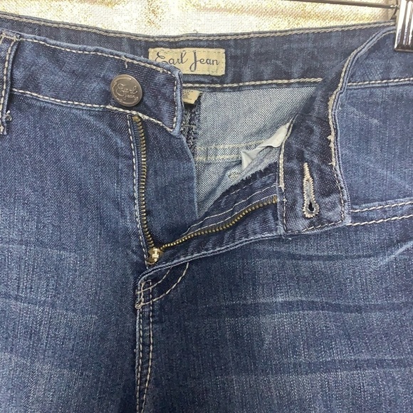 EARL Jeans dark blue wash Embellished straight leg jeans size 10 - Picture 5 of 13